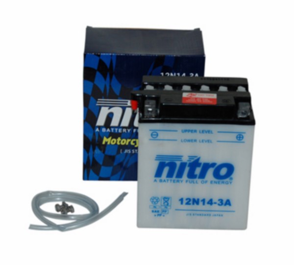 Batterie 12n14-3a 14ah Nitro