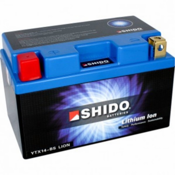 Batterie ytx14-bs Lithium ion o.a Piaggio MP3 Shido ltx14-bs
