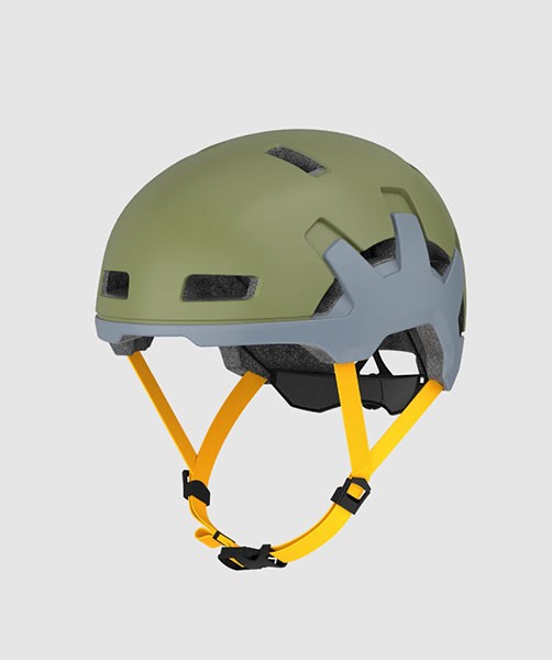 Helmet pedelec snorfiets GelMotion NTA-8776 mark S 53-56 matt green grey Lem focus