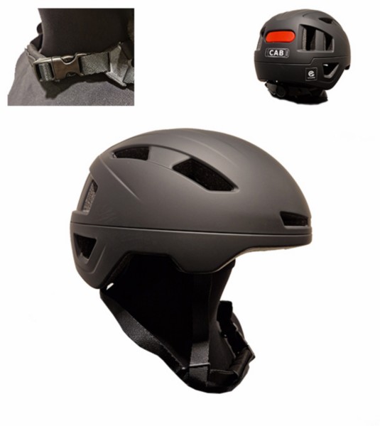 Helmet pedelec snorfiets NTA-8776 mark L 56-62 black matt CAB safety