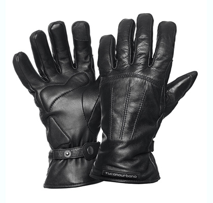 Motor glove set leather L black Tucano Urbano 9927w lady touch as long as in stock