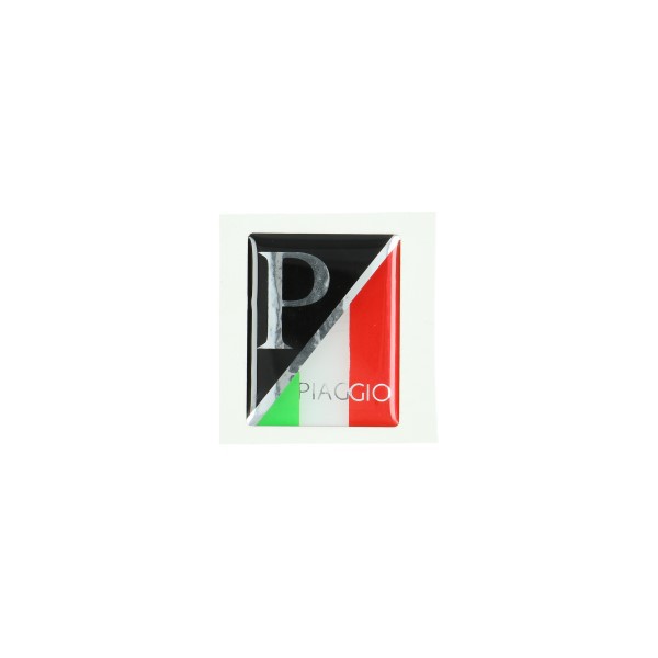 Aufkleber Logo Vordere Scheibe Schwarz Italy 3d Piaggio Vespa LX Vespa Primavera Vespa Sprint