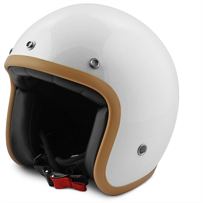 Jet Helmet no-end shine white size xl