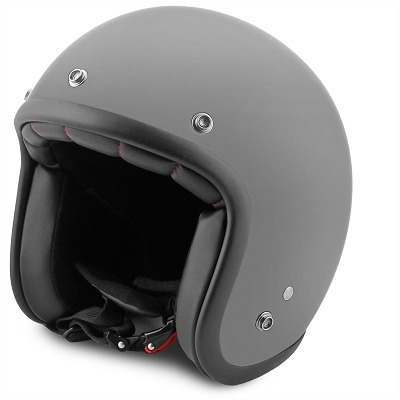 Jet Helmet no-end matt grey size L