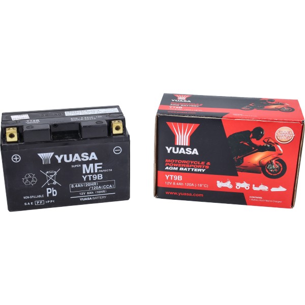 Battery yt9b sla gel Fly 4S Liberty 4S Vespa LX 4S Gilera Runner Yuasa