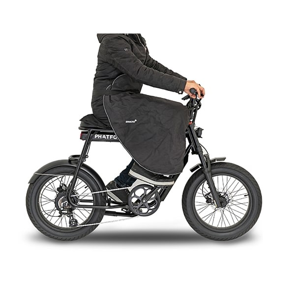 Beenkleed incl. opbergtas bakfiets fatbike fiets zwart Stricto