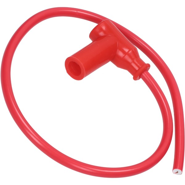 Bougiedop + kabel silicone (B) universeel rood