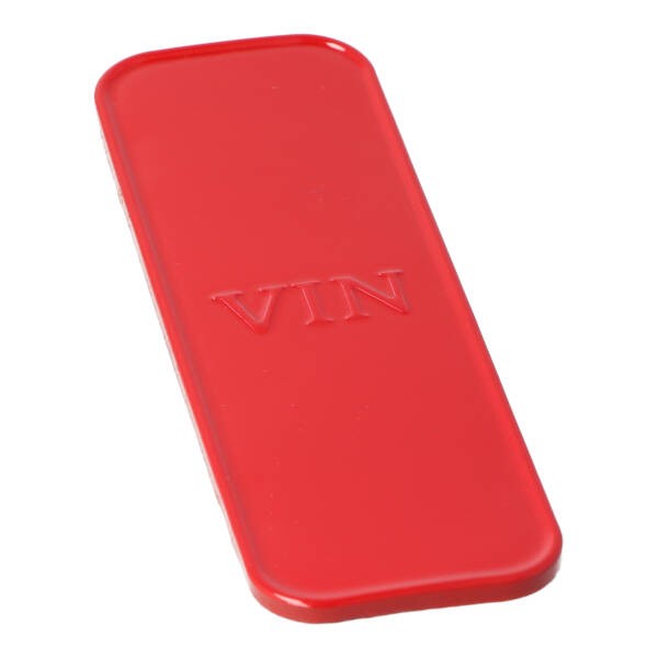 Vin number flap China vx50 red