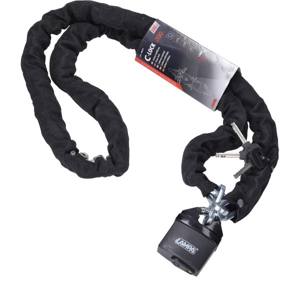 Chain lock lampa 200cm black