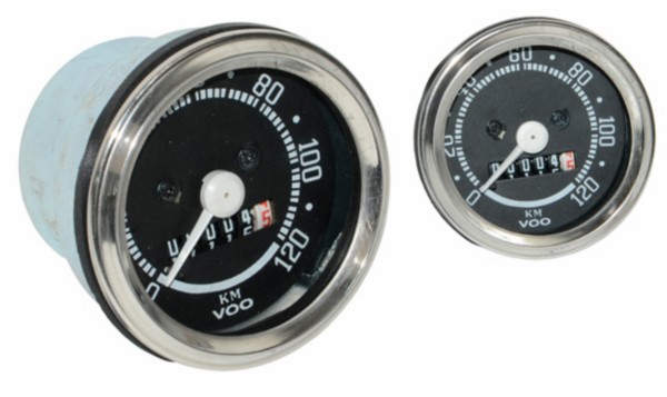Speedometer clock model vdo 120km u Kreidler Puch Maxi puch Zundapp 60mm