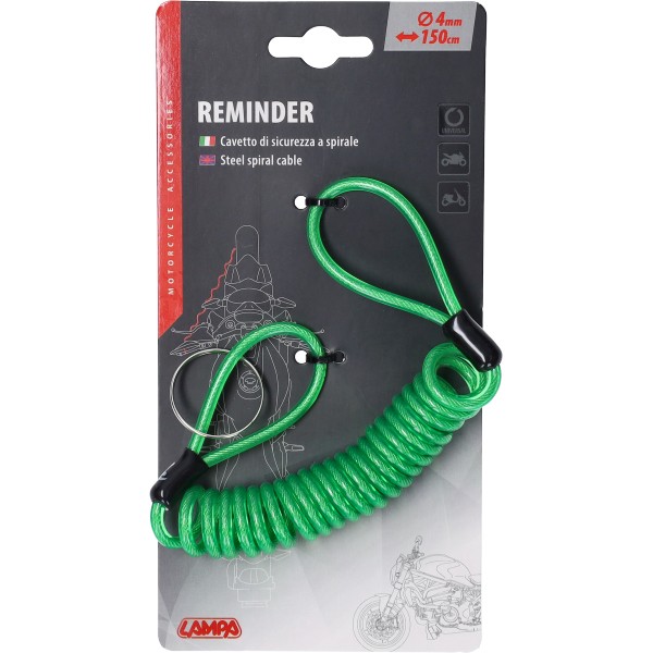 Cord lampa disc brake lock green