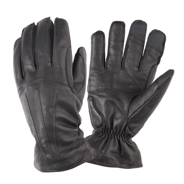 Motor glove set leer XL black Tucano Urbano softy icon 951im