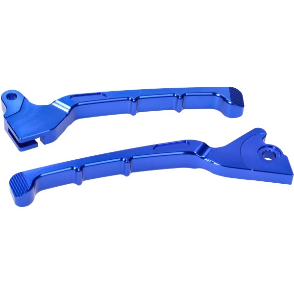 Bremshebel-Set DMP cnc Evo blau passt auf Piaggio Zip 4t, Piaggio Zip 2000