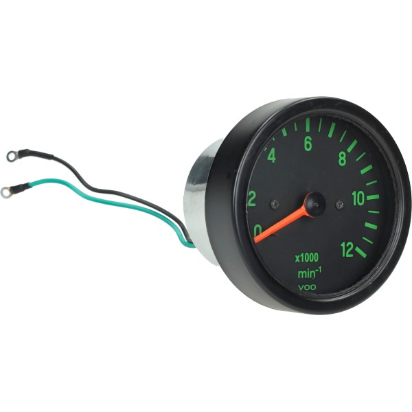 Rpm counter black green suits on Kreidler