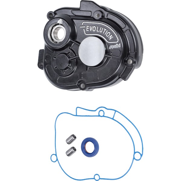 Transmissiedeksel Polini 16mm past op Piaggio 2-takt+4 takt  tot 2018 170.0299