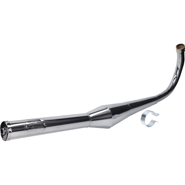 Exhaust complet bullet Race (made in eu) EVO-1 36mm chrome suits on Zundapp