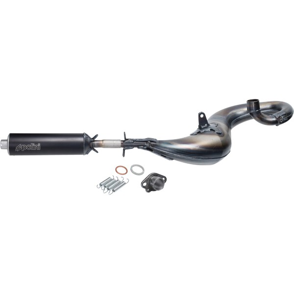 Exhaust complet Polini model sport Peugeot suits on 103, 103spx, 104, Peugeot 105 200.0305