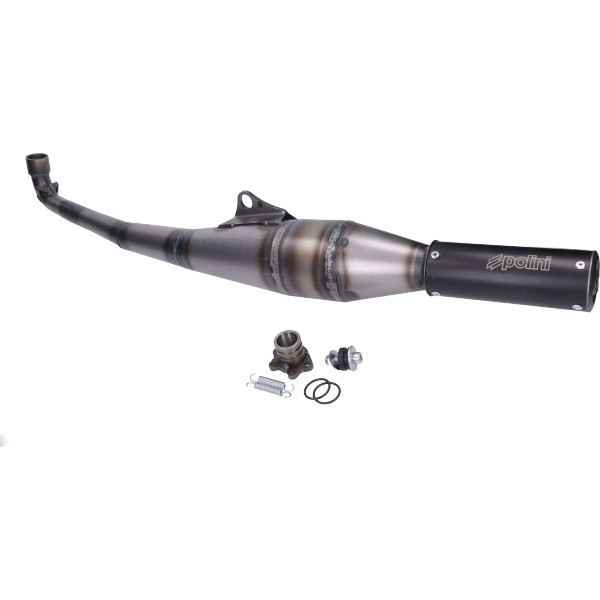 Exhaust complet Polini sport 28mm without painting suits on Puch Maxi 200.0427