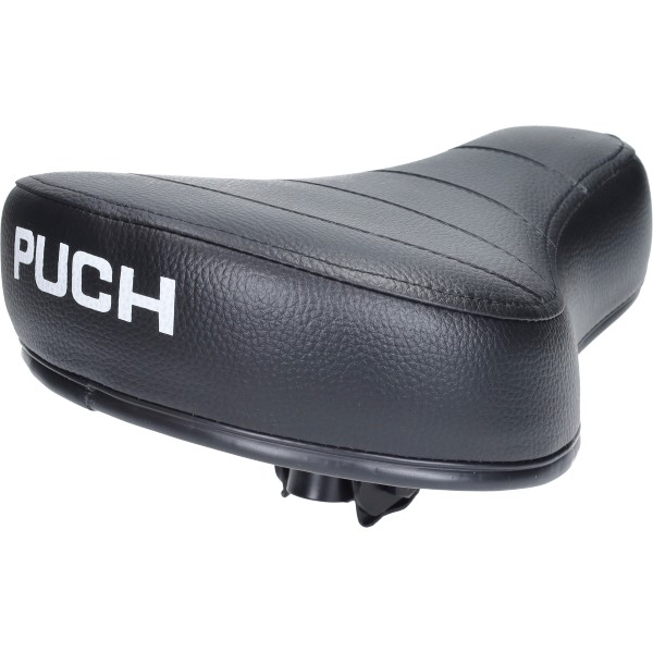 Saddle low model logo Puch + attachment toolbox black