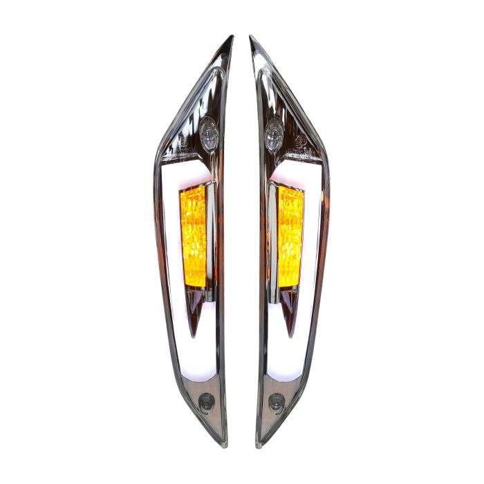 Indicator Set EVO Matrix Piaggio Zip 2000 Clear Front Power1 E-Mark