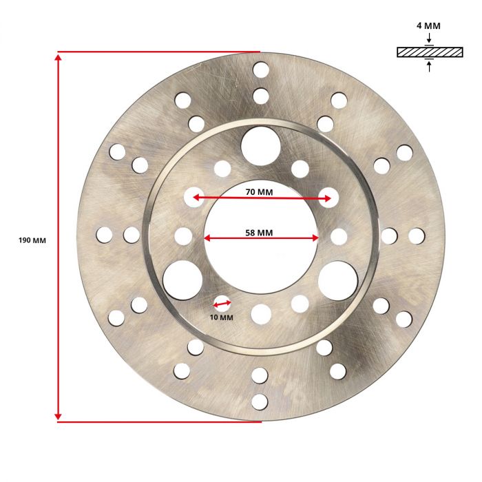 Brake disc universal Aerox sym peugeot 190mm