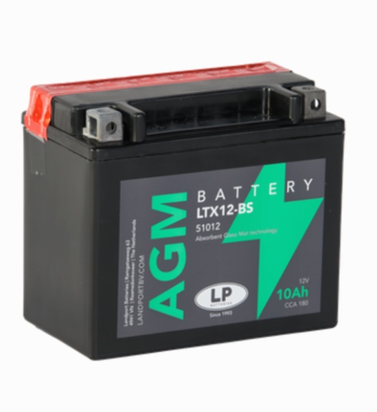 Batterie LTX12-BS (ytx12bs) 10ah Landport zuur Agm