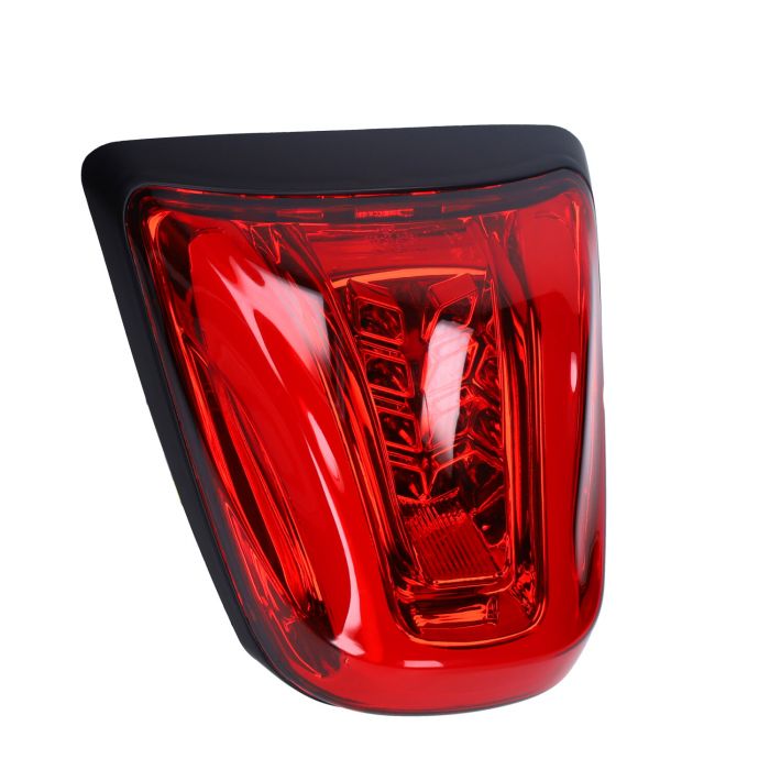 Achterlicht led E-keur rand zwart mat rood glas Primavera Sprint DMP