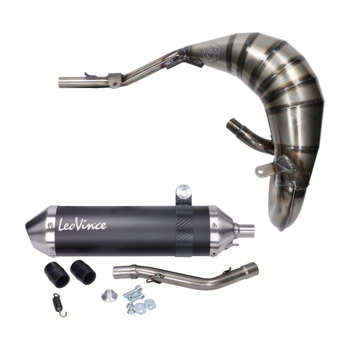 LeoVince 3259b X-fight 2-stroke exhaust with DAMAGE