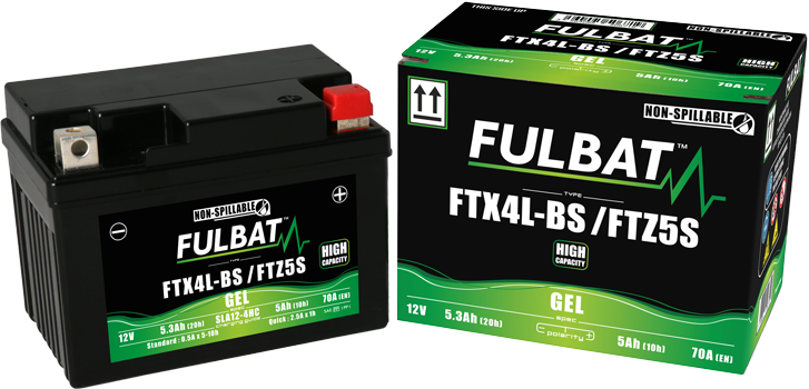 Battery NT4L SLA gel 12volt 4ah nitro