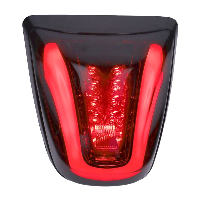 Rear light LED E-quality mark, glossy black edge and smoke glass Primavera Sprint DMP