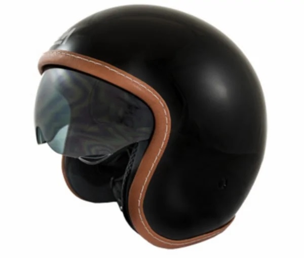 Jet Helm mit Schaden L 59 60 Schwarz Lem sport